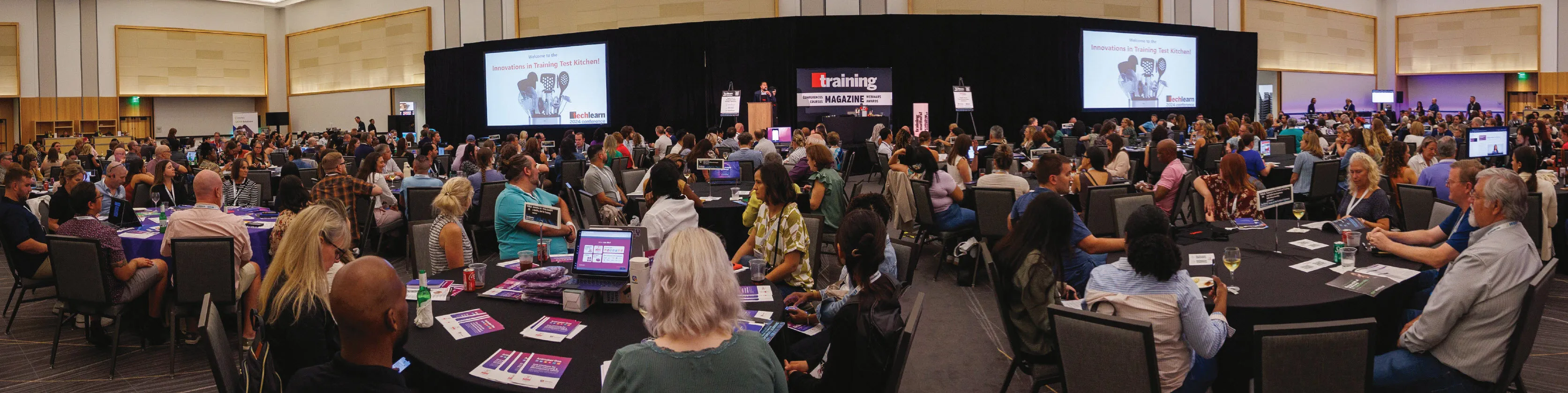 Chefs give attendees a taste of tech in the Innovations in Training Test Kitchen kickoff.
