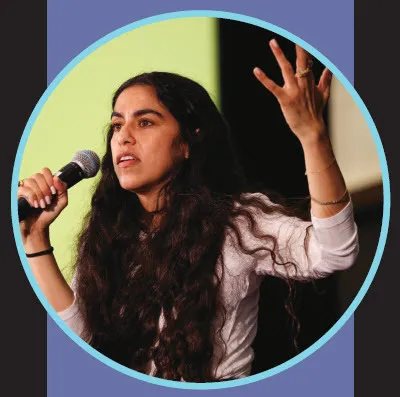 Keynoter Mona Chalabi, Guardian US data editor, humanizes data with hand-drawn charts and graphics that appeal to people’s senses.