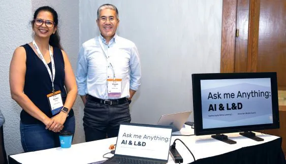 Have an AI question? Garima Gupta (Artha Learning) and Vince Han (Mobile Coach) have the answer. PHOTOGRAPHY BY @NOLAEVENTPHOTOGRAPHY